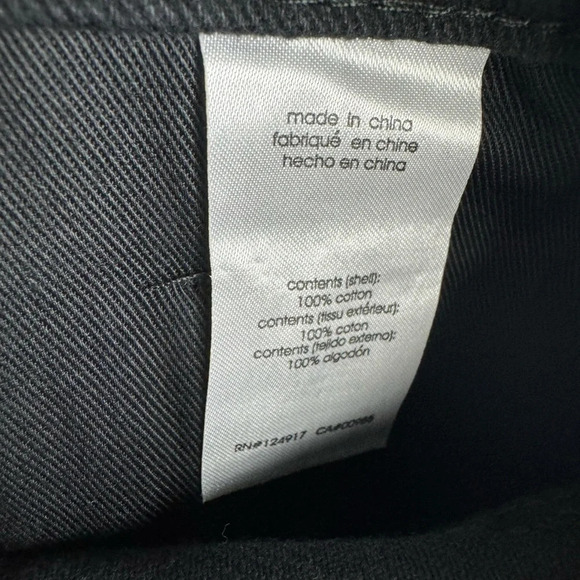 Nwt WEWOREWHAT Denim THE DANIELLE with crystal button fly pants in Black Size 30 - Picture 5 of 11